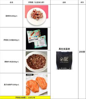 苏食团购组合套餐【黑袋】