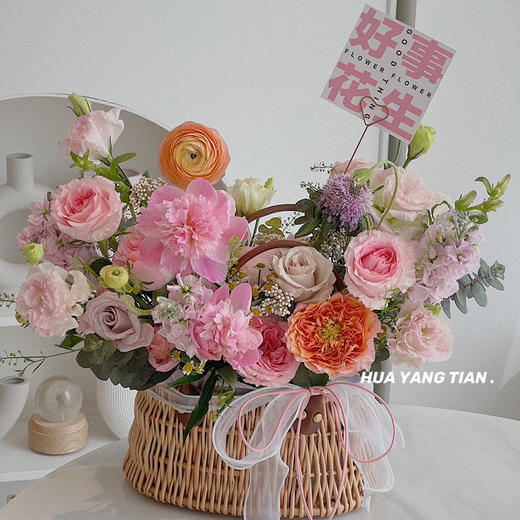 花艺 春风拂面 · 花篮 商品图1