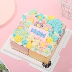六寸四拼慕斯cake