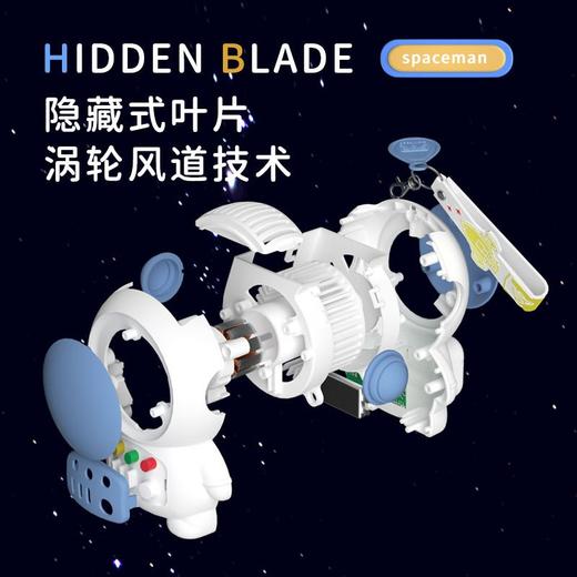 【超迷你随身小空调】新款usb小风扇 手持懒人迷你无叶太空人小电扇 便携式挂绳 商品图1