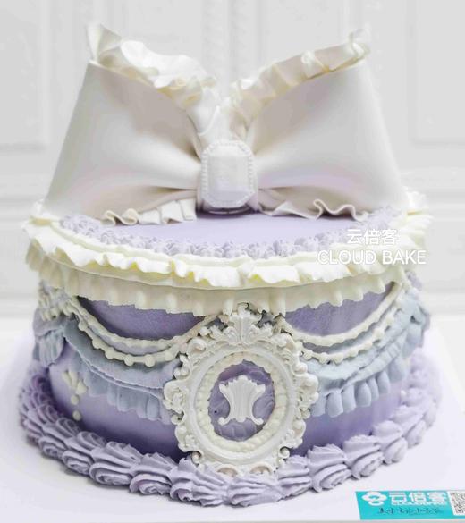 【蝴蝶结蛋糕】宫廷紫色款 商品图0