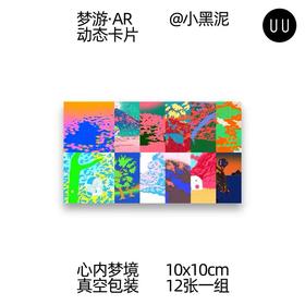 小黑泥｜梦游・AR动态卡片