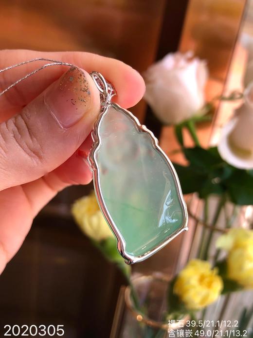 冰飘翠财神爷吊坠 【2020305】具体价格微信咨询 商品图8