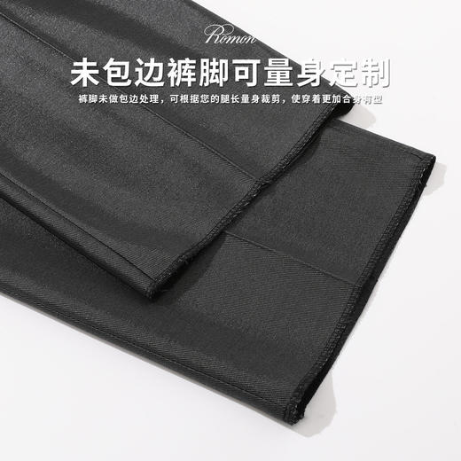 【断码清仓】罗蒙男士西服套装商务通勤新郎结婚礼服套装两件套 商品图9