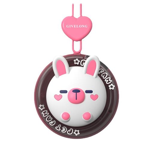 抖音爆款2022新款卡通挂脖风扇 夏季学生usb充电手持懒人便携式无叶小风扇 商品图4