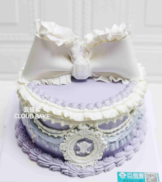 【蝴蝶结蛋糕】宫廷紫色款 商品图1