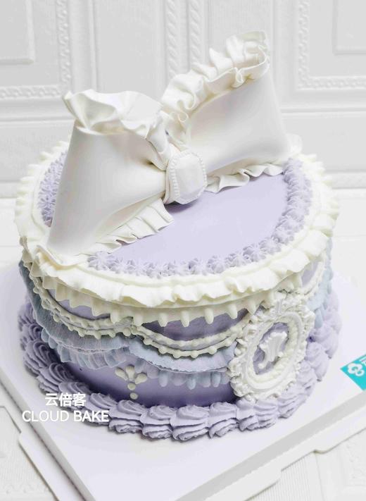 【蝴蝶结蛋糕】宫廷紫色款 商品图2