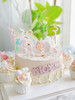 粉嫩公主系列蛋糕，搭配杯子蛋糕，顾客订制图片，部分装饰会细微调整，8寸加高主题蛋糕加6个同款杯子蛋糕，可供15人分享 商品缩略图2