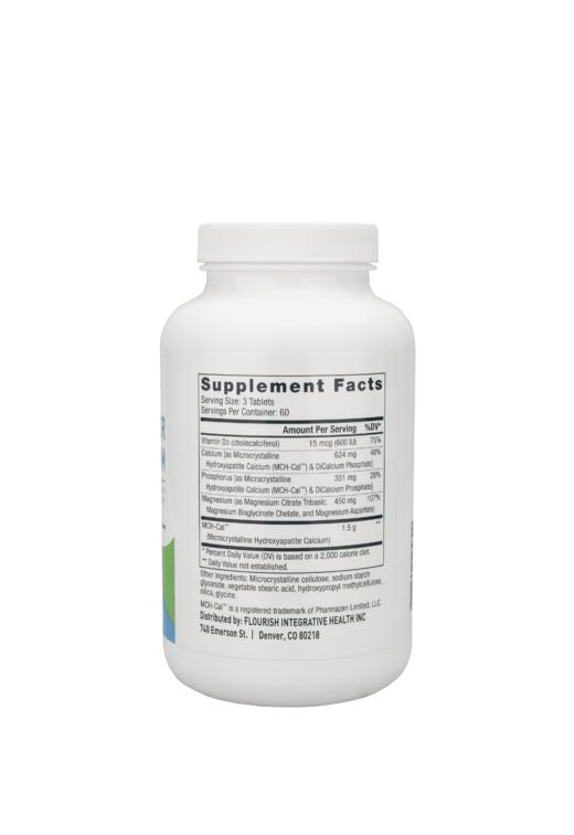 【新版本新片剂-专利钙镁骨骼因子片剂】Bone Factor with Magnesium 180片两个月剂量  白色片剂 MCHC天然专利微晶钙 三合一镁元素 骨骼健康  Purecise®️倍赛思 商品图8