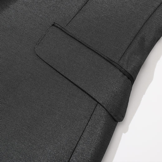 【断码清仓】罗蒙男士西服套装商务通勤新郎结婚礼服套装两件套 商品图4