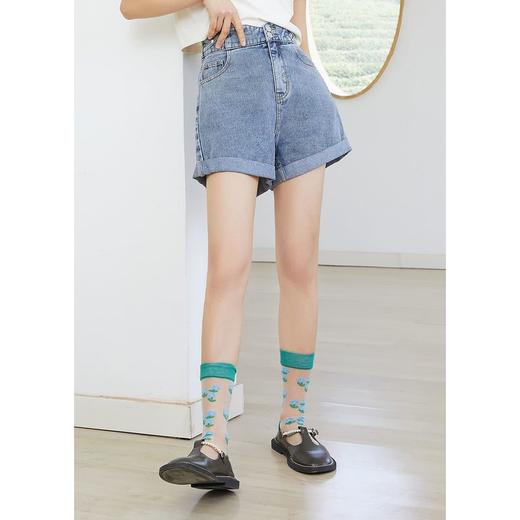 ZIHAN紫涵翻边牛仔短裤Z2Z04BS329 商品图2