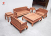 红桥红  家具严选  缅甸花梨（大果紫檀）【弯腿 三围攒框素板 223沙发六件套】 商品缩略图1