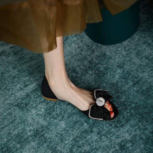 特软小仙女蝴蝶结耙耙凉鞋，穿上就不想脱的豆豆鞋YSL0087 商品图6