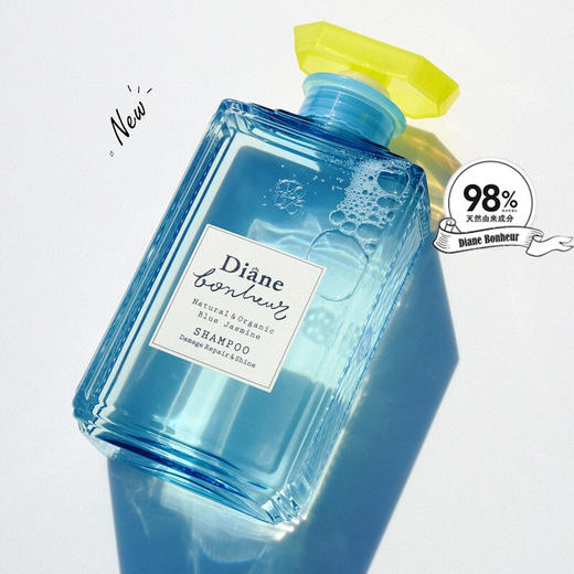 日本黛丝恩 （Moist Diane）田萃系列柏娜露蓝茉莉香闪耀修复型洗发水500ml 商品图5