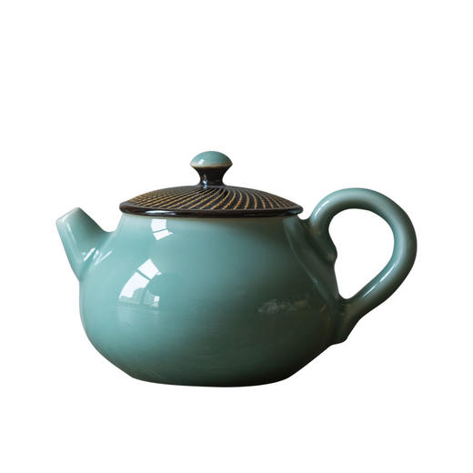 茶香记 龙泉青瓷粉青报春壶190ml主泡器功夫茶具茶壶中式茶道零配 商品图4