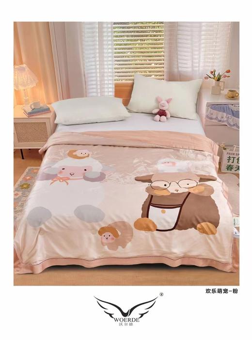儿童夏凉被 蚕丝被 夏被 卡通被子被芯 商品图1