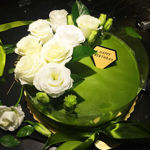 【一期一会】宇治抹茶鲜花奶油蛋糕 商品图0