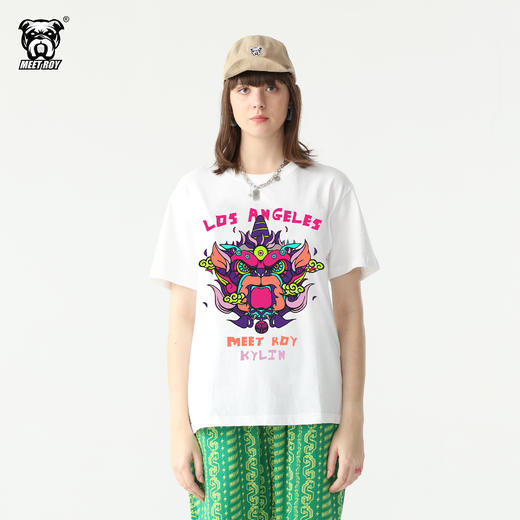 MEET ROY麒麟祥云印花T恤01MR1399 商品图0