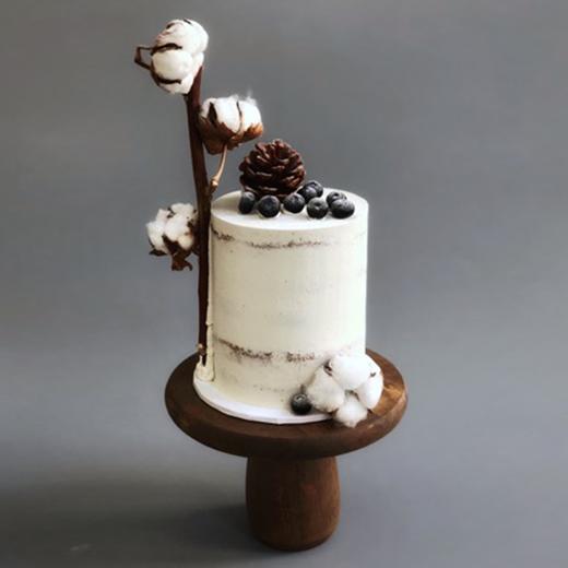 【珍惜眼前人】6英寸加高木棉艺术蛋糕 商品图1