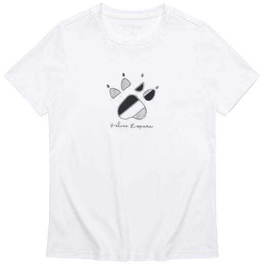 KELME卡尔美短袖女新款夏季品牌LOGO休闲运动时尚透气纯棉T恤6227TX2018 商品图6