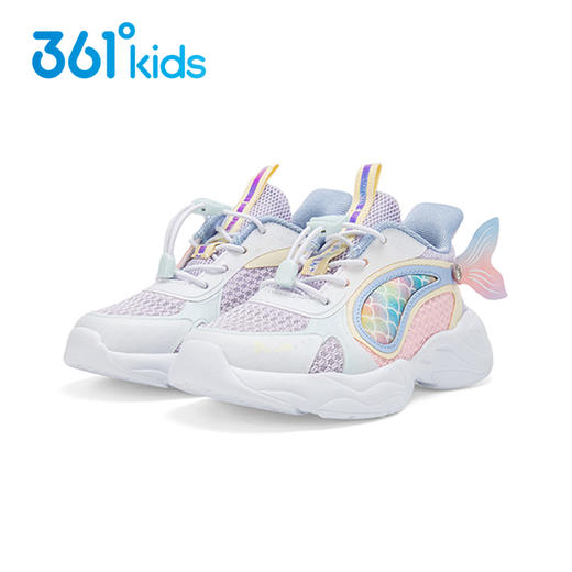 小361女童透气运动鞋儿童单网跑步鞋小童2022夏季新款K82224821 商品图2