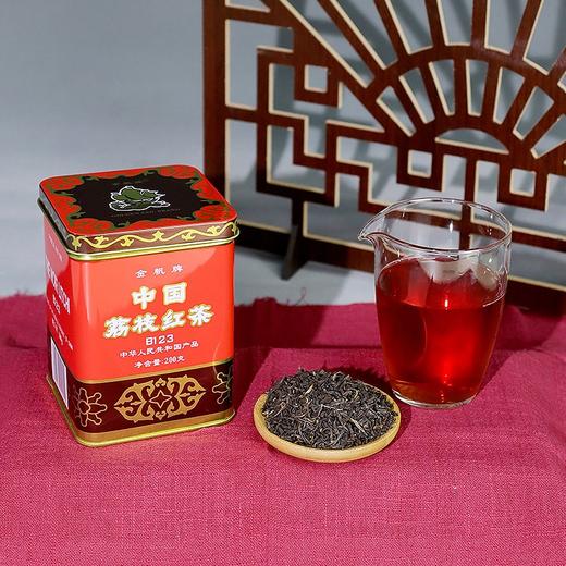 金帆牌中国荔枝红茶罐装200g岭南特色茗茶 商品图0