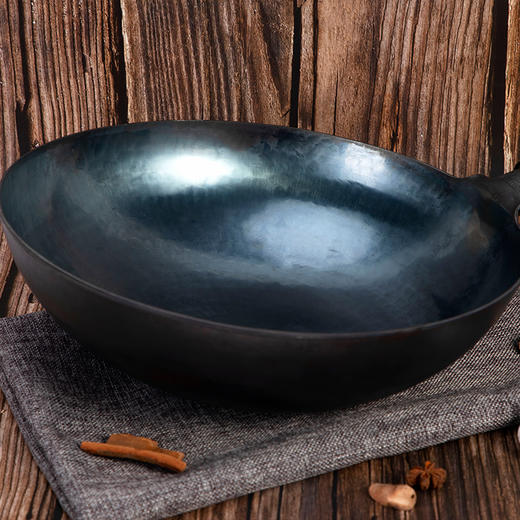 章丘铁锅，手工锻打,无涂层不粘锅 商品图3