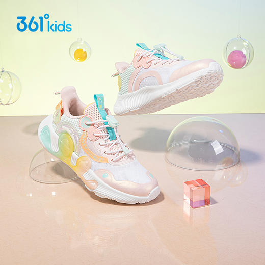 小361女童鞋儿童运动鞋2022夏秋季新款网面中大童休闲鞋子K82223801 商品图1