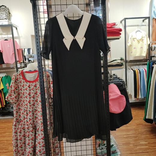 女白色领子连衣裙2275 商品图0