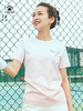 KELME卡尔美网球印花渐变色短袖女T恤纯棉透气休闲夏季运动上衣6126TX2002 商品缩略图4
