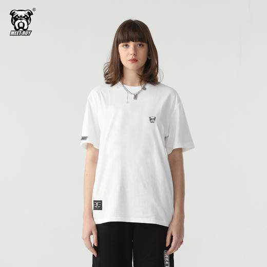 MEET ROY狗头刺绣T恤 tee01MR1398 商品图0