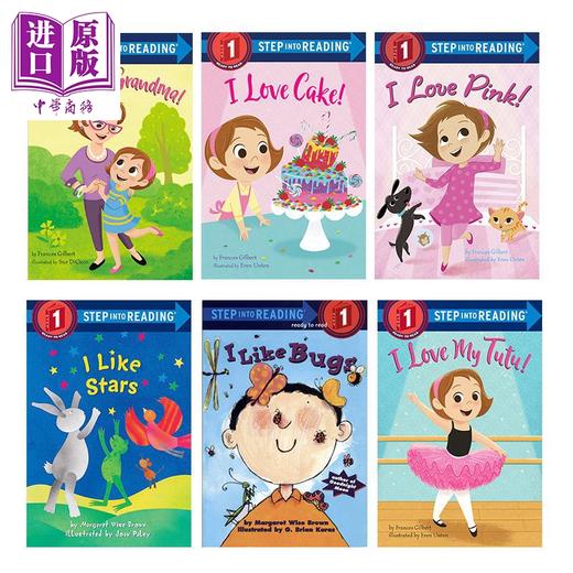 【中商原版】兰登阅读进阶系列 我喜欢的人和事6册套装 I Love books Step into Reading 1 英文原版 进口童书 绘本 分级阅读 商品图0