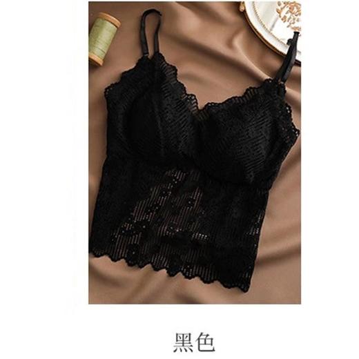 买一送一！【法式露背文胸】2022夏季美背蕾丝内衣法式露背文胸无钢圈裹胸抹胸性感蝴蝶小吊带 商品图4