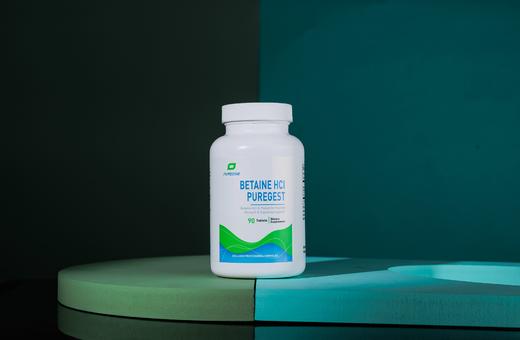 高剂量盐酸甜菜碱+胃蛋白酶片剂 Betaine HCI 90片 补充胃酸 补充甲基 商品图5