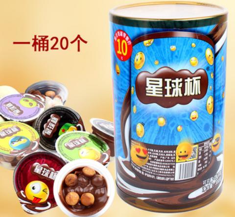 【百汇到家】甜甜乐星球杯(可可酱+饼干粒）300g 商品图0