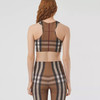 BURBERRY 巴宝莉 女士棕色格子运动文胸 8043428 A8894 商品缩略图2