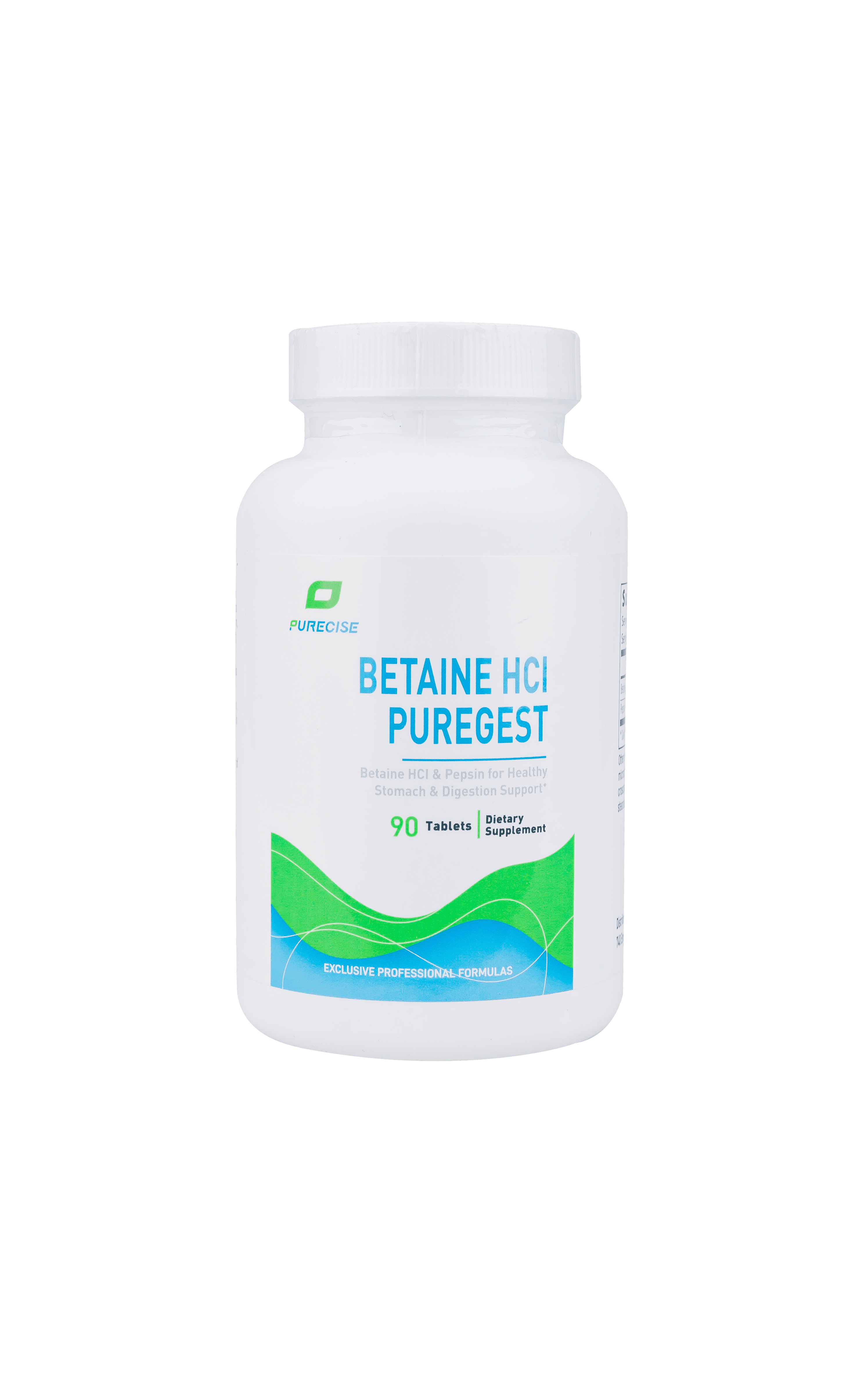 高剂量盐酸甜菜碱+胃蛋白酶片剂 Betaine HCI 90片 补充胃酸 补充甲基