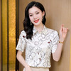 ASE-3575 立领气质时尚百搭短袖女士衬衫 商品缩略图5