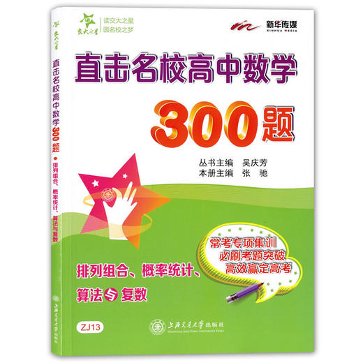 直击名校高中数学300题 排列组合 概率统计 算法与复数 高考数学专项突破训练 商品图0