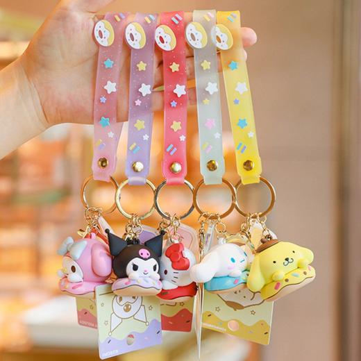 正版授权三丽鸥独角兽系列挂件公仔凯蒂猫美乐蒂库洛米动漫可爱钥匙扣 商品图3