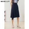 NEELLY纳俪商场同款2022夏季新款高腰半身裙女不规则设计A字裙N22043E01105 商品缩略图1