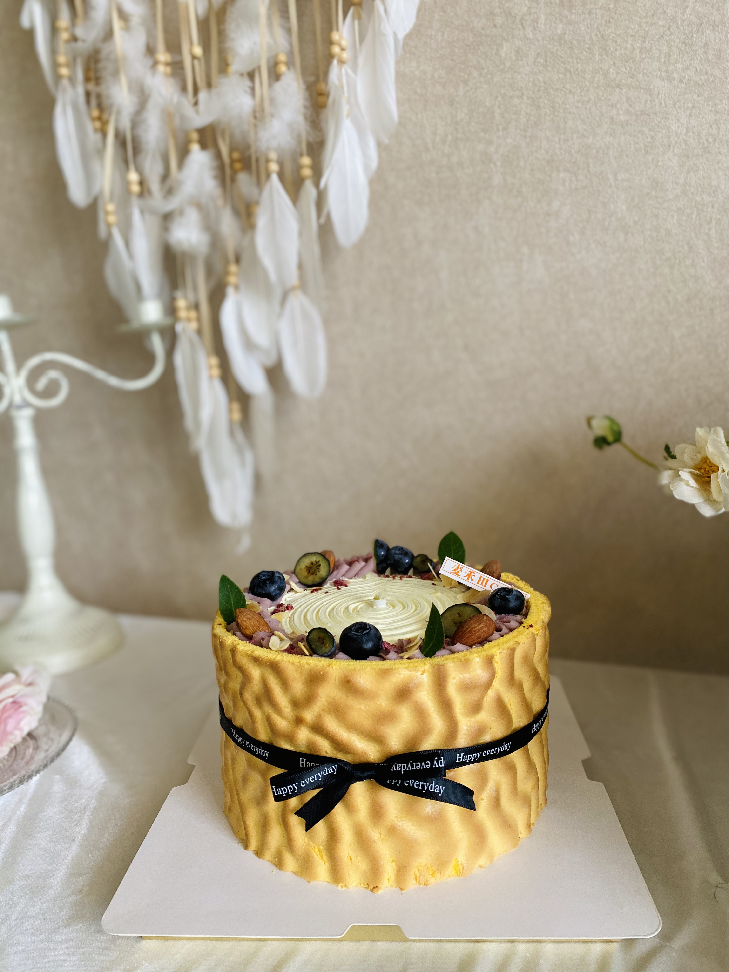 虎皮芋泥蛋糕（内夹一层手工芋泥，一层脆松）