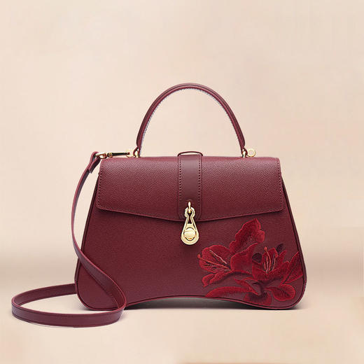 CYM-P120299-1包女时尚大气刺绣手提包包单肩包斜挎包 商品图0