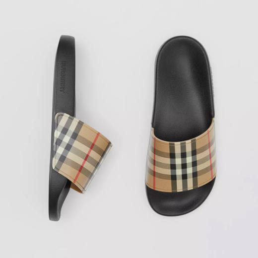 BURBERRY 巴宝莉 女士 Vintage 格纹拖鞋 8024232 A7026 商品图0