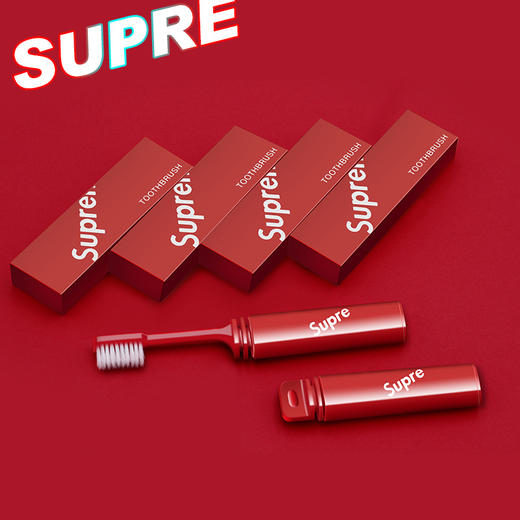 【日用百货】创意可折叠牙刷便携式软毛成人小巧旅行随身洗漱用品盒装 商品图0