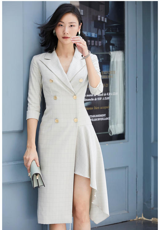 颈袖添香-连衣裙-刚柔并济-J20494592 商品图1