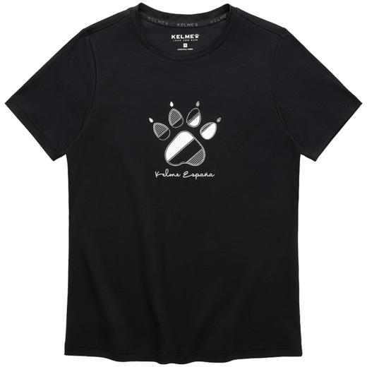 KELME卡尔美短袖女新款夏季品牌LOGO休闲运动时尚透气纯棉T恤6227TX2018 商品图4