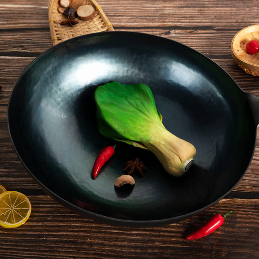 章丘铁锅，手工锻打,无涂层不粘锅 商品图4