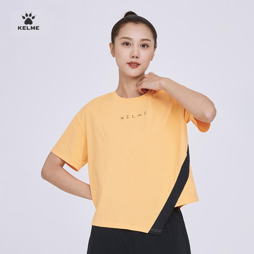 KELME卡尔美短袖T恤女夏季新款宽松显瘦半袖高弹舒适透气运动上衣6223TX2025 商品图0