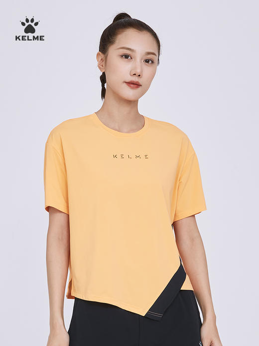KELME卡尔美短袖T恤女夏季新款宽松显瘦半袖高弹舒适透气运动上衣6223TX2025 商品图1